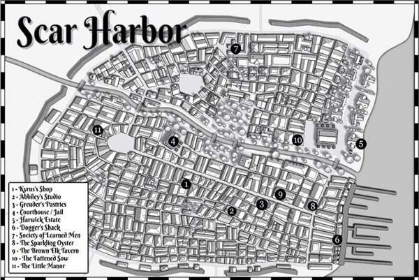 Scar Harbor map