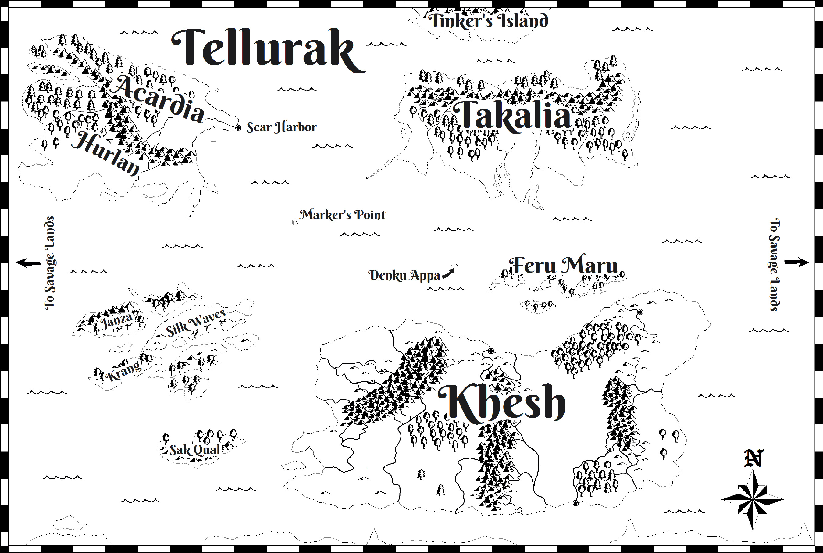 Tellurak Map