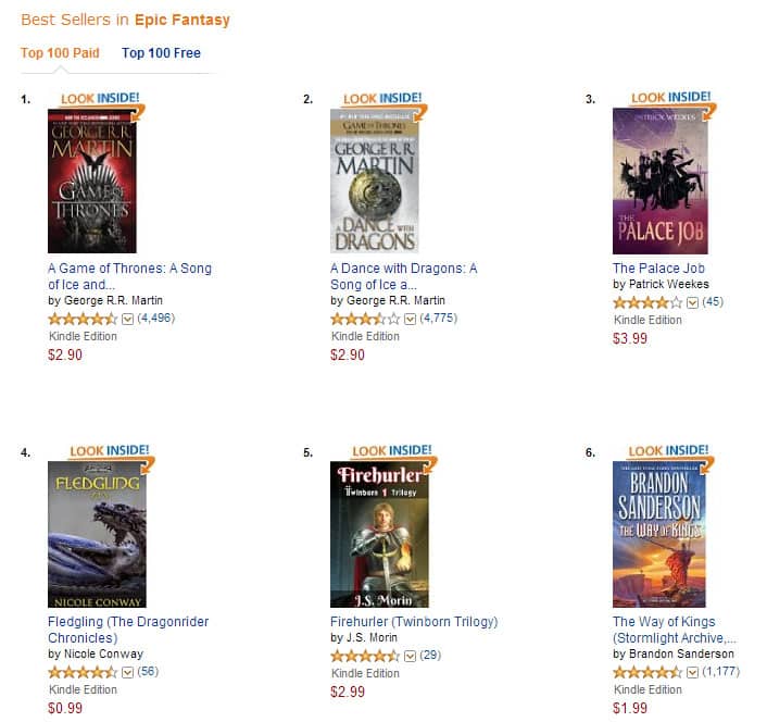 Firehurler #5 Epic Fantasy on Amazon